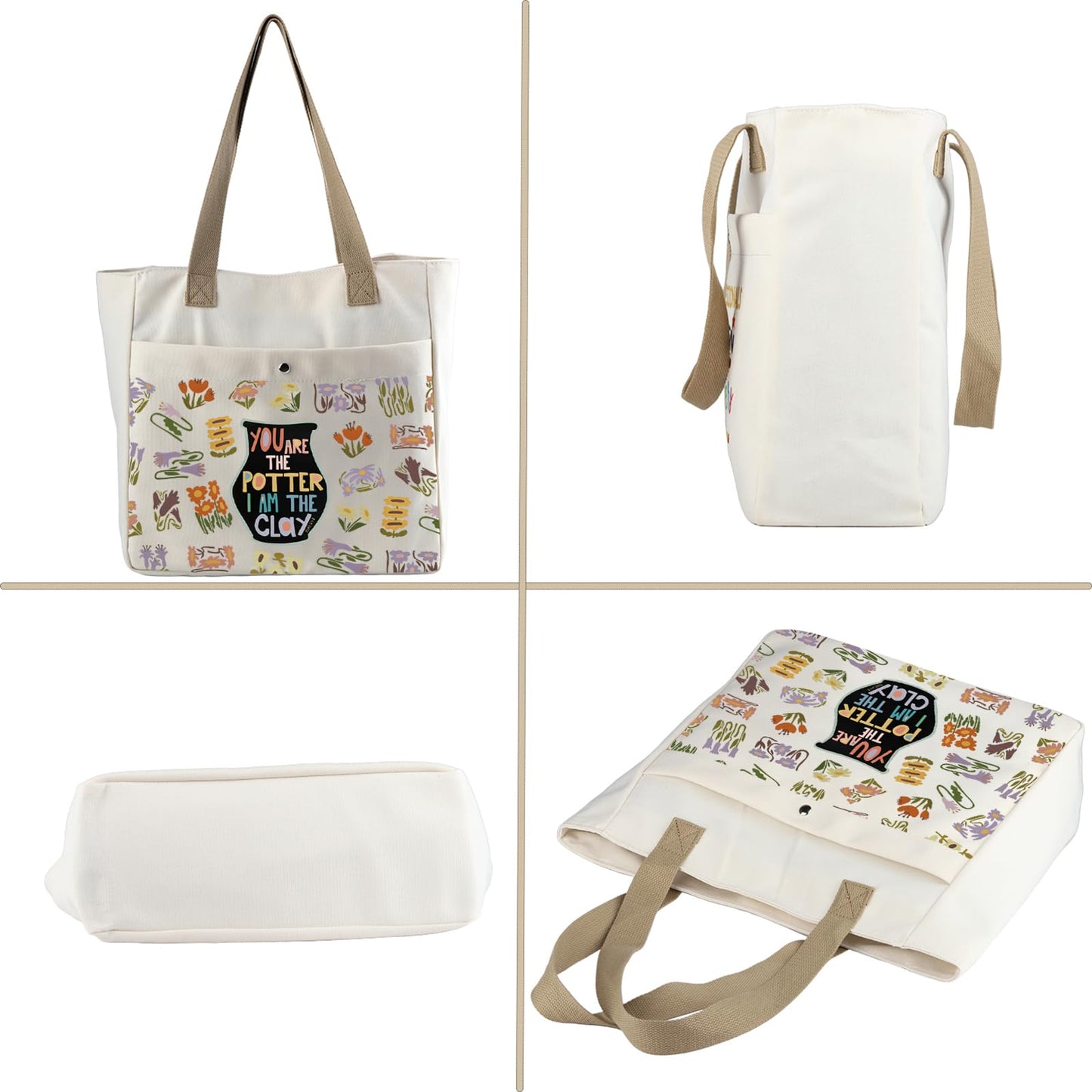 MBMSO Pottery Tote Isaiah 64:8 Pottery Artist Gift for Ceramic Lover You Are the Potter I Am the Clay Gift for Pottery Makers