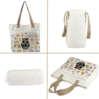 MBMSO Pottery Tote Isaiah 64:8 Pottery Artist Gift for Ceramic Lover You Are the Potter I Am the Clay Gift for Pottery Makers