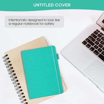 Taja Password Keeper Book with Alphabetical Tabs, Small Password Books for Seniors, Password Notebook for Internet Website Address Log in Detail, Password Logbook to Help You Stay Organized - Aquamarine