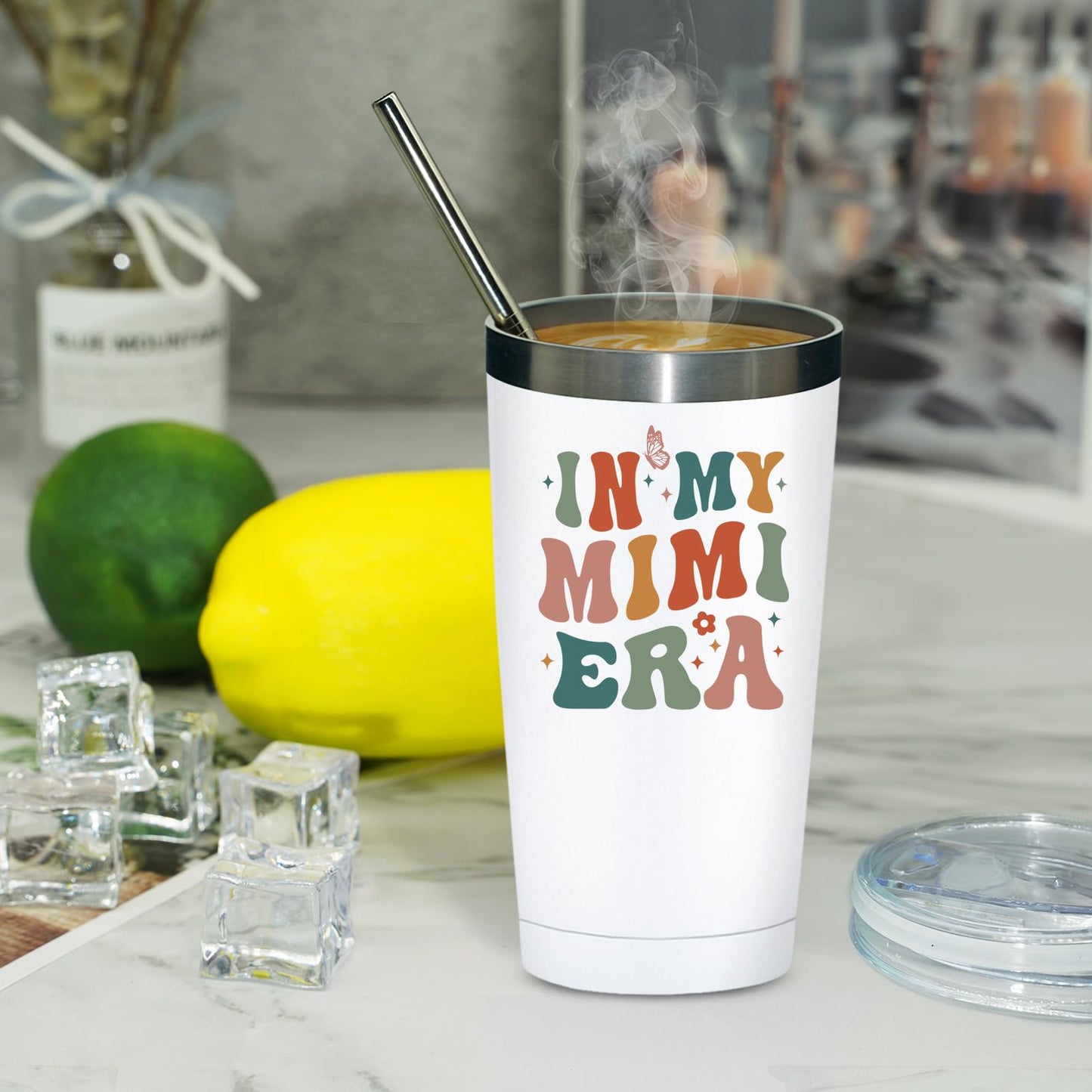 Fufandi Mimi Gifts, Best Mimi Ever - Mothers Day Christmas Birthday Gifts for Mimis, Grandma, Grandmother, New Nana - Tumbler Cup