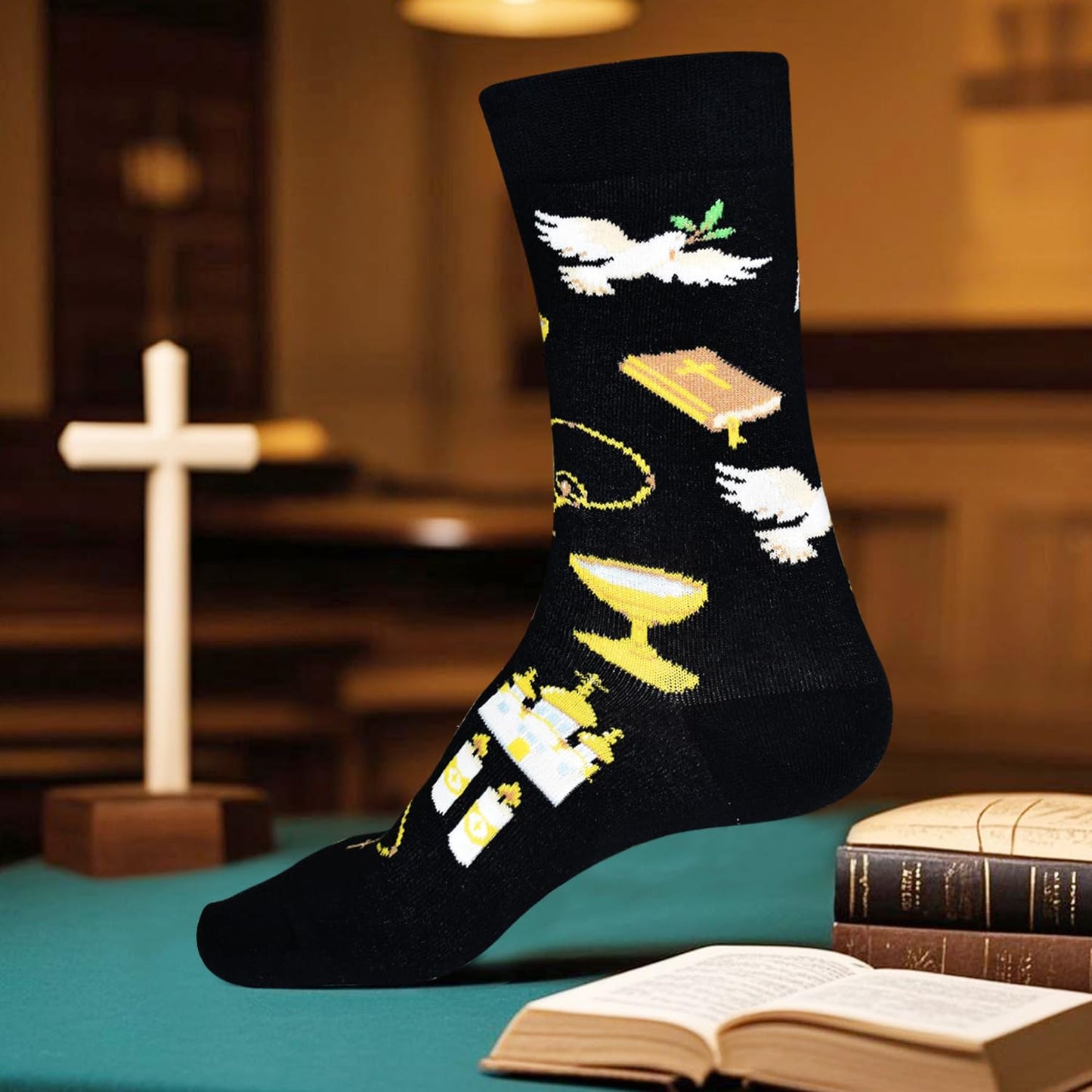 GOLIN Funny Job& Occupation Dress Socks Gifts Idea for Men Women, Novelty Birthday Present for Coworkers Boss