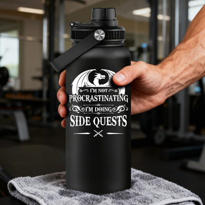 Fufandi Dnd Gifts for Men, Dungeon Master Mug - Dungeons and Dragons Gifts, Gamer Gift, Gaming Mug - D&D Lovers Gamer Gift - Dnd Water Bottle 32oz