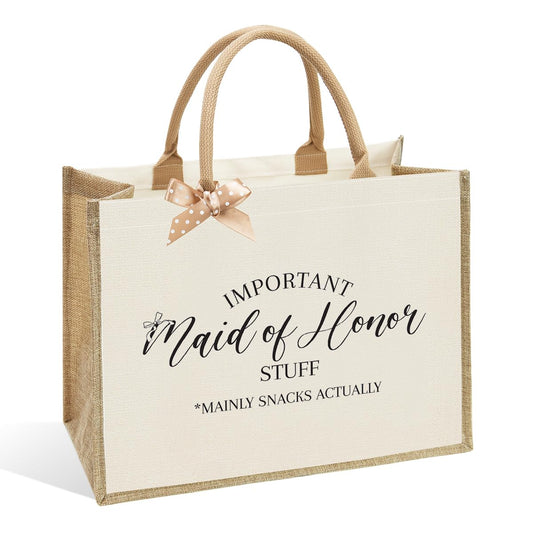Bride Bridesmaid Mother of The Bride Mother of The Groom Gifts for Women Canvas Tote Bag