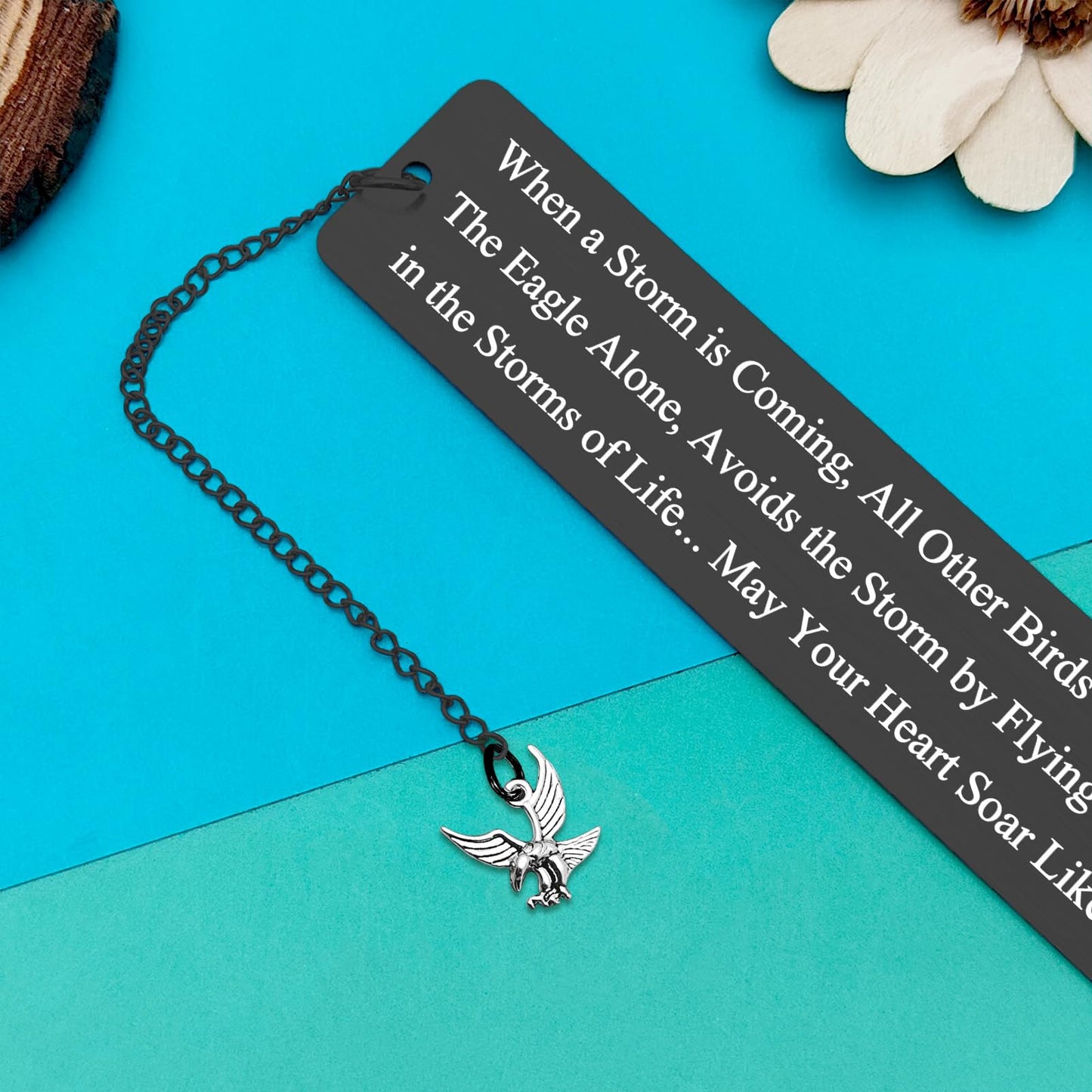 2Pcs Inspirational Bookmarks Eagle Gifts for Women Men Gifts for Eagle Scouts Reading Lovers Scouts Leader Scout Ceremony Gift Scoutmaster Court of Honor Encouragement Gifts for Eagle Lovers Friends