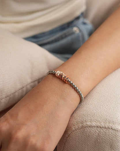 Classy 30th 40th 50th 60th 70th Birthday Gifts for Women Her, Inspirational Rose Gold Charm Bracelet Gifts for 30 50 60 Year Old Women Happy Birthday with Message Card