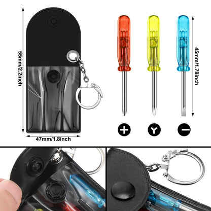Jutom 45 Pcs Mini Construction Helmet Keychains Tape Screwdrivers Tool Adult Men Gifts Bulk for Easter Egg Stuffers Father's Day Construction Party Favors Gifts