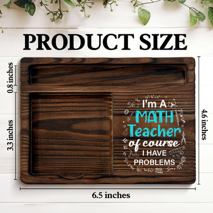 Funny Math Teacher Gifts for Men Women, Gifts for Math Teacher Thank You Appreciation Birthday Retirement Back to School, Sticky Note Holder for Classroom Office Desk Decor