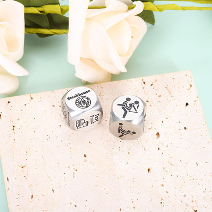 Sexy Position Dice for Husband Valentines Day Gift for Men Adult Games for Couples Date Night Valentines Day Gifts for Couples Game for Adults Naughty Date Night Dice Gift Ideas for Husband Wife 2 Pcs