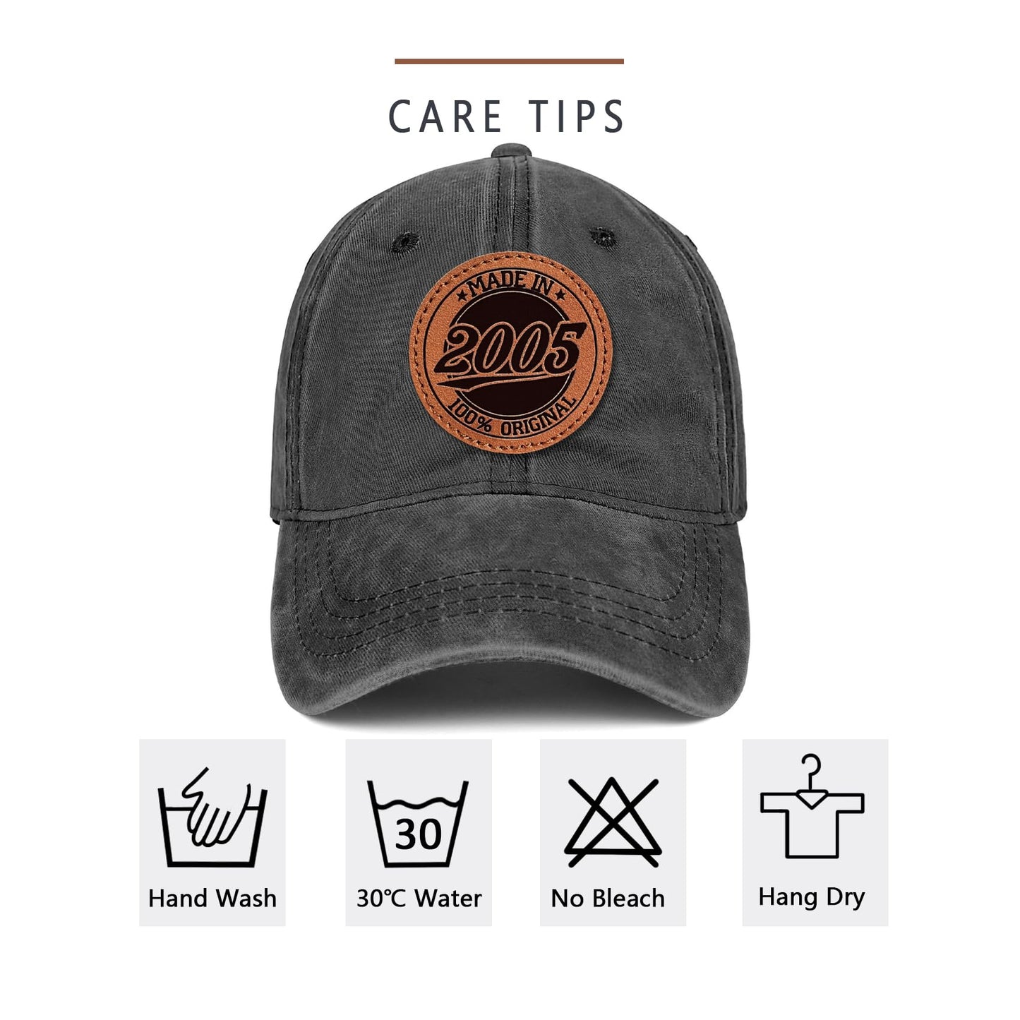 21st Birthday Gifts for Him Birthday Decorations Men Males 21 Year Old Birthday Gifts for Son 100% Cotton Hat