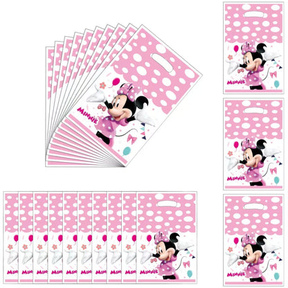 30PCS Minnie party gift bags, supplies, and decorations. Perfect for cartoon parties, ideal for kids, and great for family events, prizes, carnivals, and Christmas