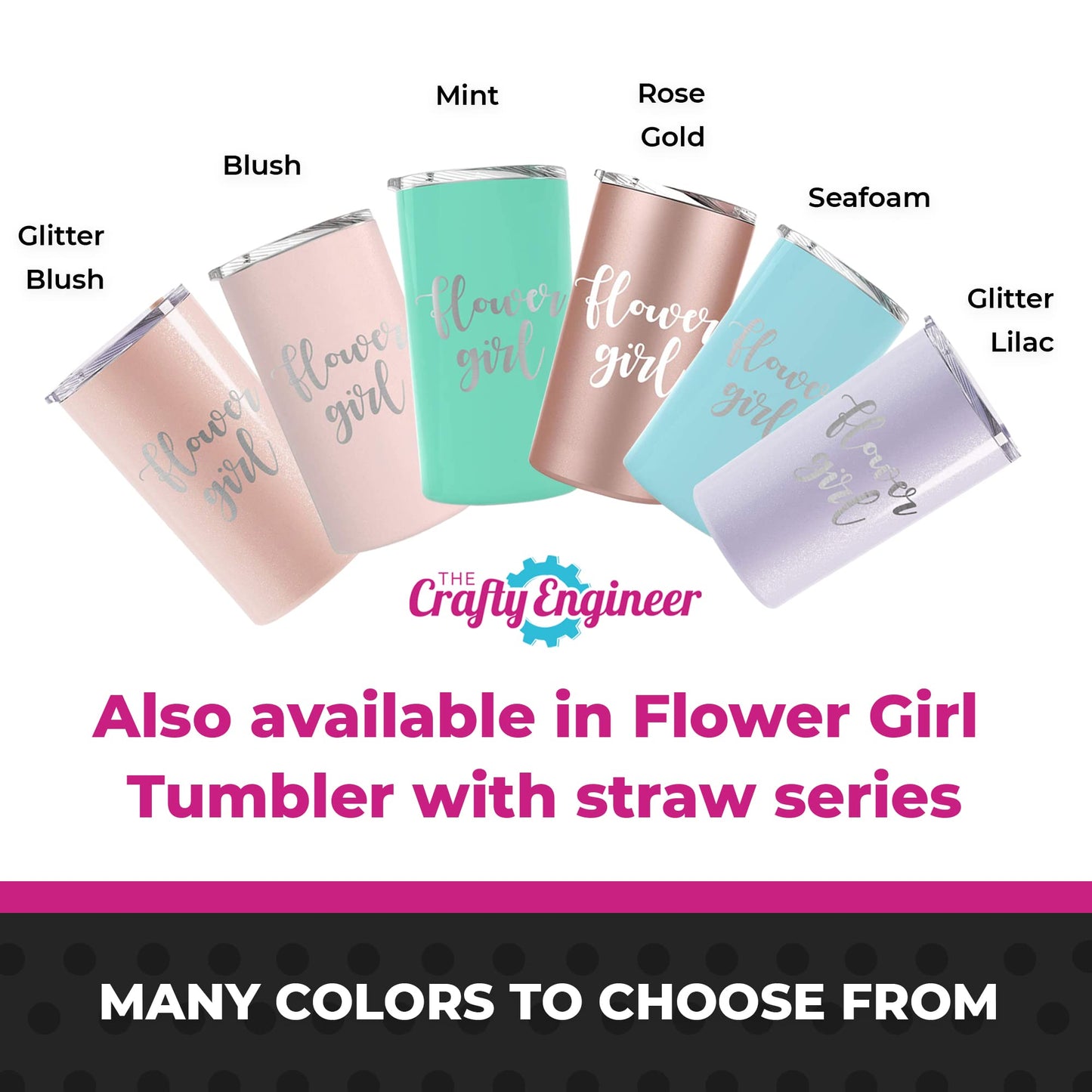 The Crafty Engineer Ring Bearer Tumbler with Straw - Unique Proposal Gift Boys - (Ring Bearer (Engraved))