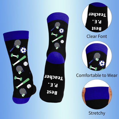 Gifts for Teacher - Teacher Appreciation Thank You Birthday Retirement Christmas Valentine End of Year Gifts,Socks