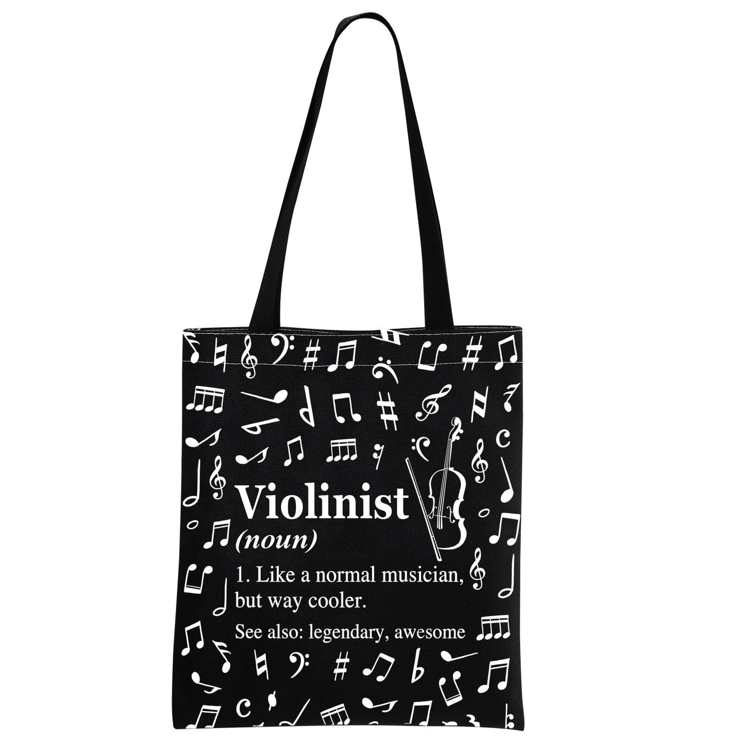 MINIGIU Violinist Gift Violinist Appreciation Gift Violin Lover Gift Violinist Tote Bag for Violin Player
