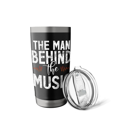 The Man behind the Music DJ Stainless Steel Insulated Tumbler