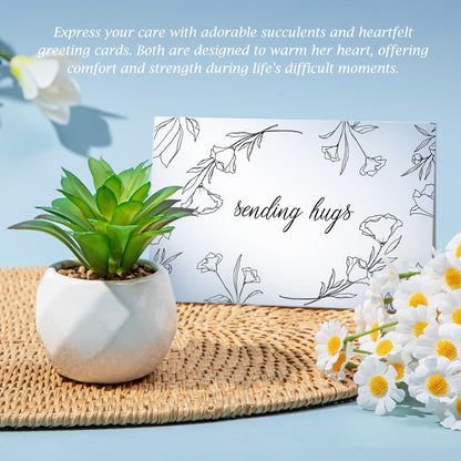 Sympathy Gift Baskets Sympathy Gifts for Loss of Loved One Hug in a Box for Women Mothers Day Gifts Basket Condolence Basket Miscarriage Care Package for Women Thinking of You Gift