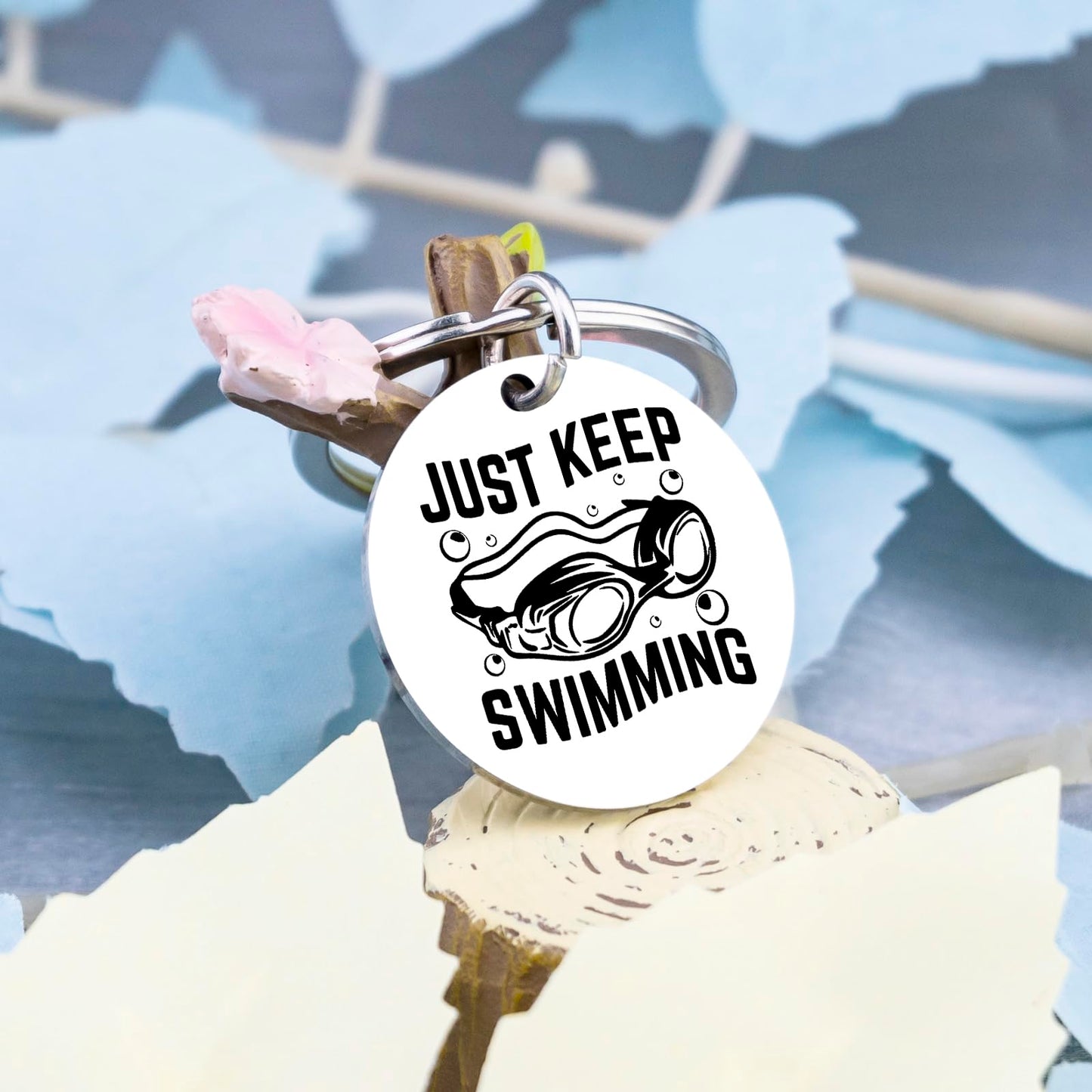 Swimming Accessories Gifts for Swimmers Swim Gifts for Men Women Boys Girls Swimmer Gifts for Swimming Lovers Coach Unique Swimmers Pool Keychain Swim Stuff