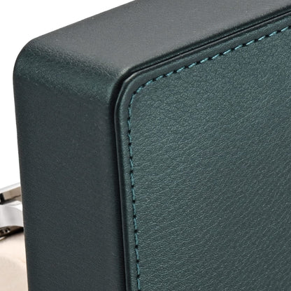 Green Premium PU Leather Watch Gift Box Single Watch Storage Case with Removable Pillow Wristwatch Box(Green)