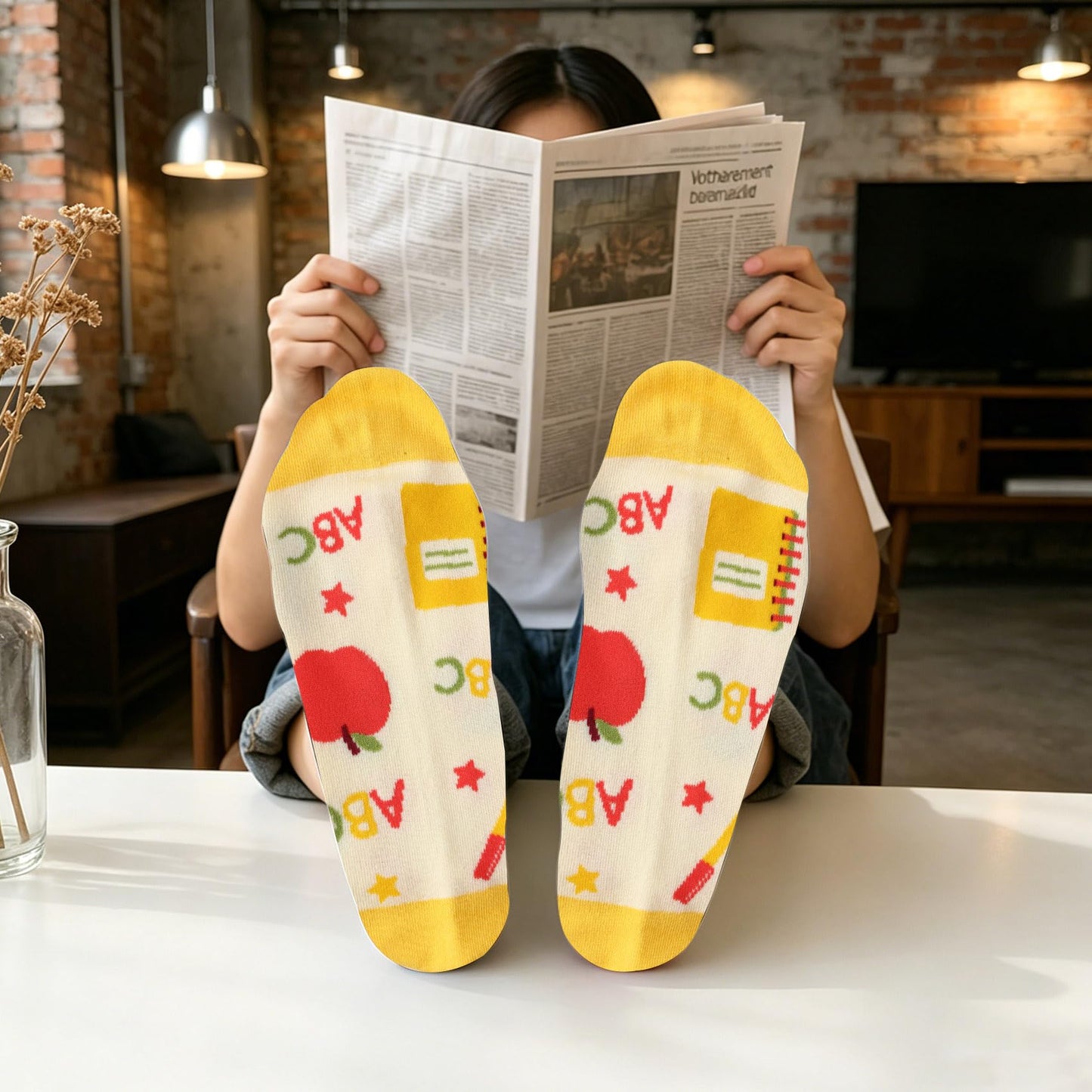 Teacher Appreciation Gifts,Teacher Gifts Socks for Christmas Valentines Back to School Graduation End of Year