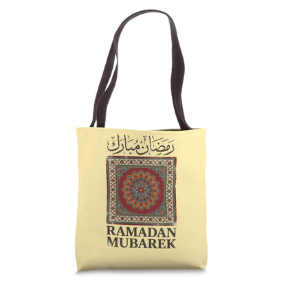 Ramadan Mubarek For Muslim Men Women Kids Islamic Fasting Tote Bag