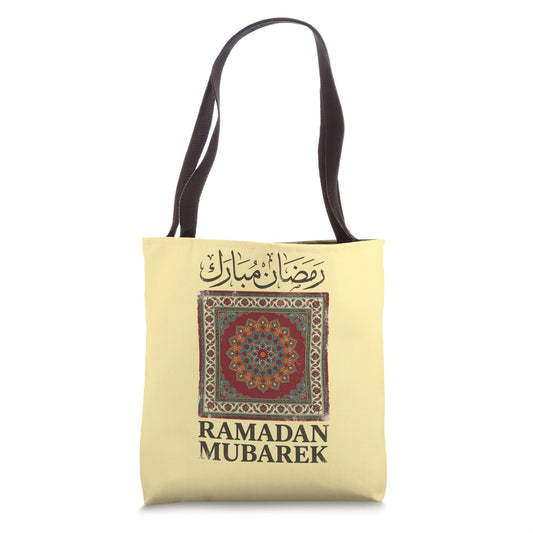Ramadan Mubarek For Muslim Men Women Kids Islamic Fasting Tote Bag
