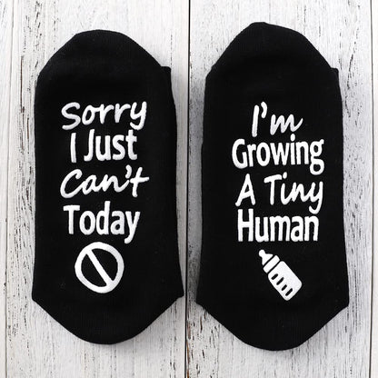 Pregnancy New Mom To Be Gift Growing a Tiny Human Socks Gifts For Pregnant Women Mother's Day
