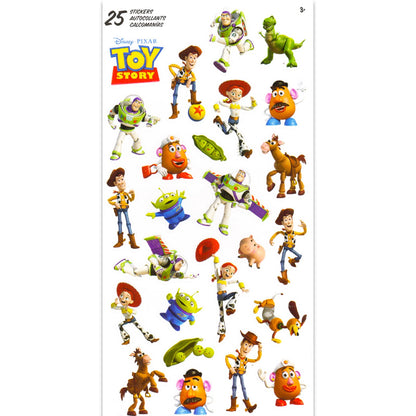 トイストーリー Toy Story Tote Bag with Stickers - Deluxe Reusable Tote Bags Featuring Buzz, Woody, and More (Toy Story Party Supplies)