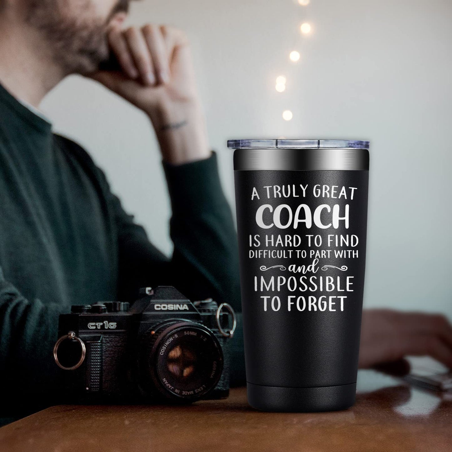 Coach Gifts for Men - Football, Soccer Coach Gifts - Cheer Coaches Gift - Basketball, Swim Coaches Appreciation Gift - Tumbler 20oz