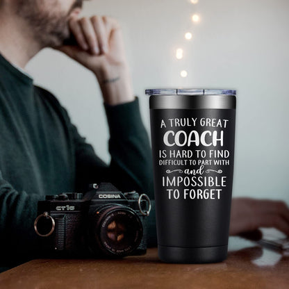 Coach Gifts for Men - Football, Soccer Coach Gifts - Cheer Coaches Gift - Basketball, Swim Coaches Appreciation Gift - Tumbler 20oz