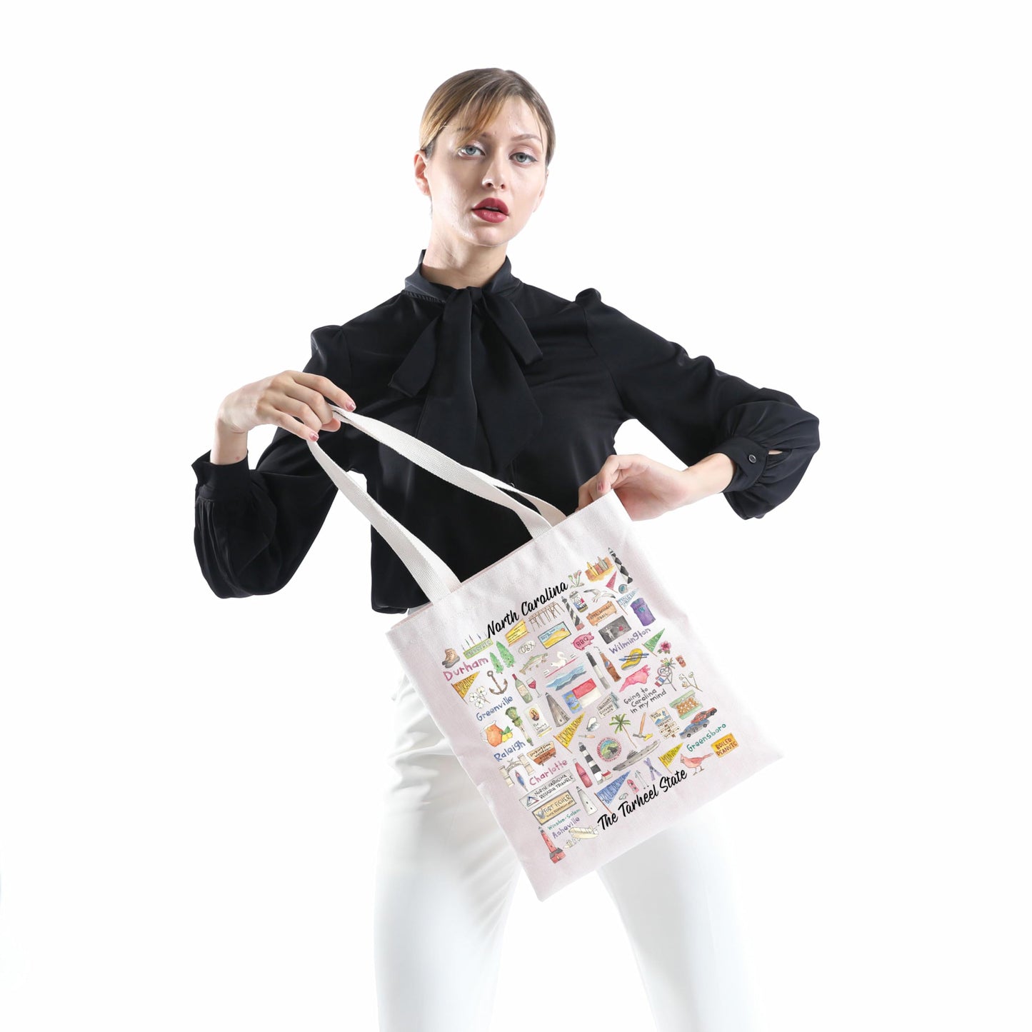 MINIGIU North Carolina Tote Bag - Perfect for Trips and Moving Gift