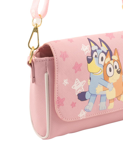 Bluey Purse for Girls | Official Bluey Crossbody Handbag with Adjustable Strap & Magnetic Flap | Toddler Purse, Preschool Handbag, Small Crossbody Shoulder Bag, Mini Purse for Kids Ages 3 and Up