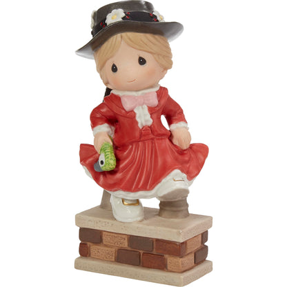Precious Moments I’m Over The Rooftops for You Mary Poppins Figurine – Disney Showcase Hand-Painted Collectible – 211023