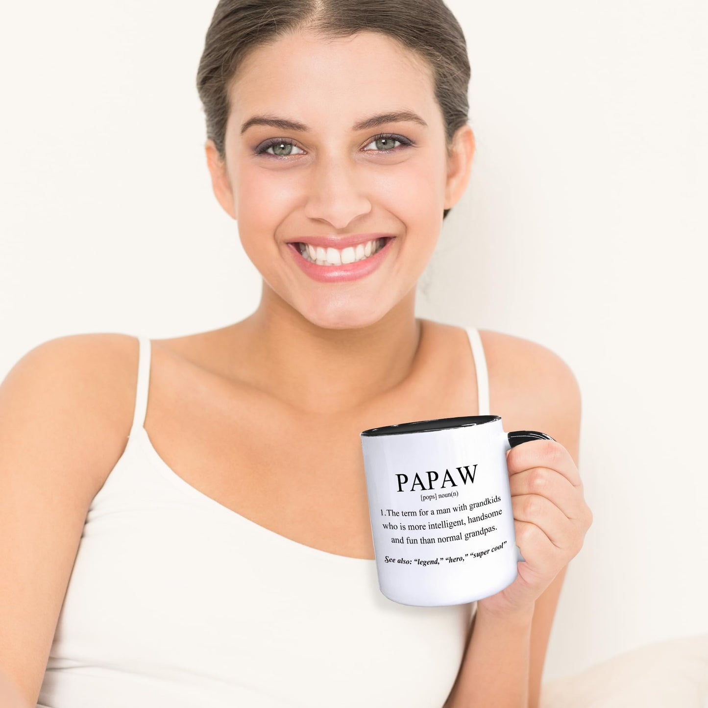 Papaw Coffee Mugs, Grandpa Coffee Teacup, Fathers Day Christmas Birthday Gifts for Papaws, Grandpa Papaws Gifts from Grandkids Grandchildren, Papaw Definition Ceramic CoffeeMug 11oz