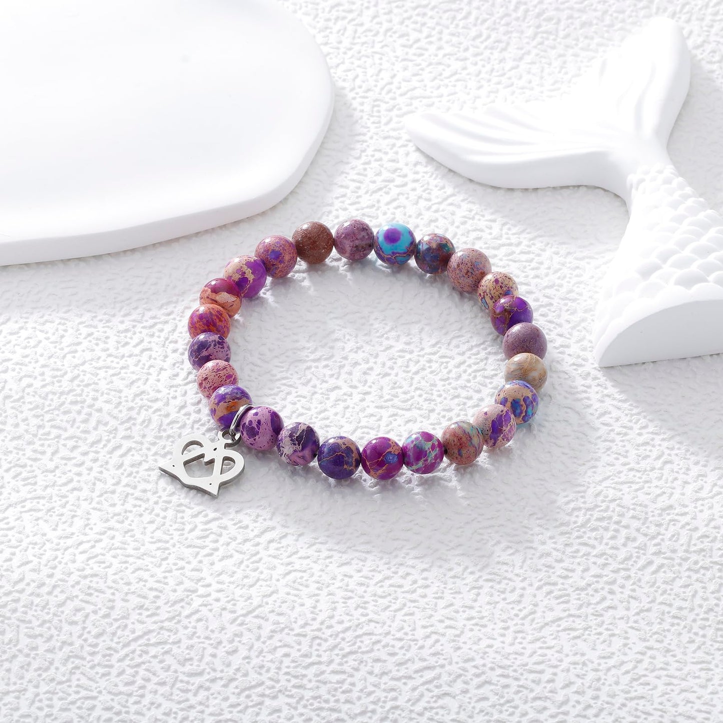 Fullrainbow Adoption Symbol Charm Bracelet - Adoption Day Gifts, Party Decorations, Thank You Gift