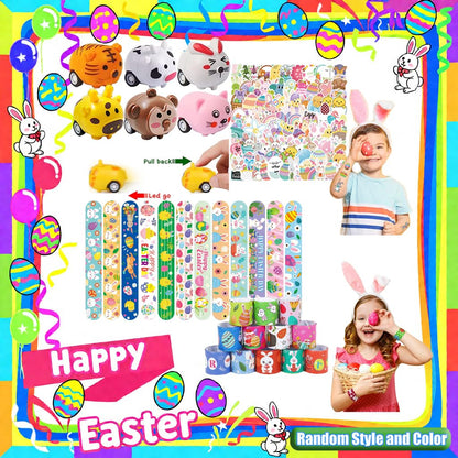 124 PCS Easter Egg Fillers, Easter Basket Stuffers, Easter Party Favors for Kids Boys Girls, Easter Egg Stuffers, Bulk Easter Toys, Easter Gifts, Pinata Goodie Bags Stuffers, Classroom Prizes