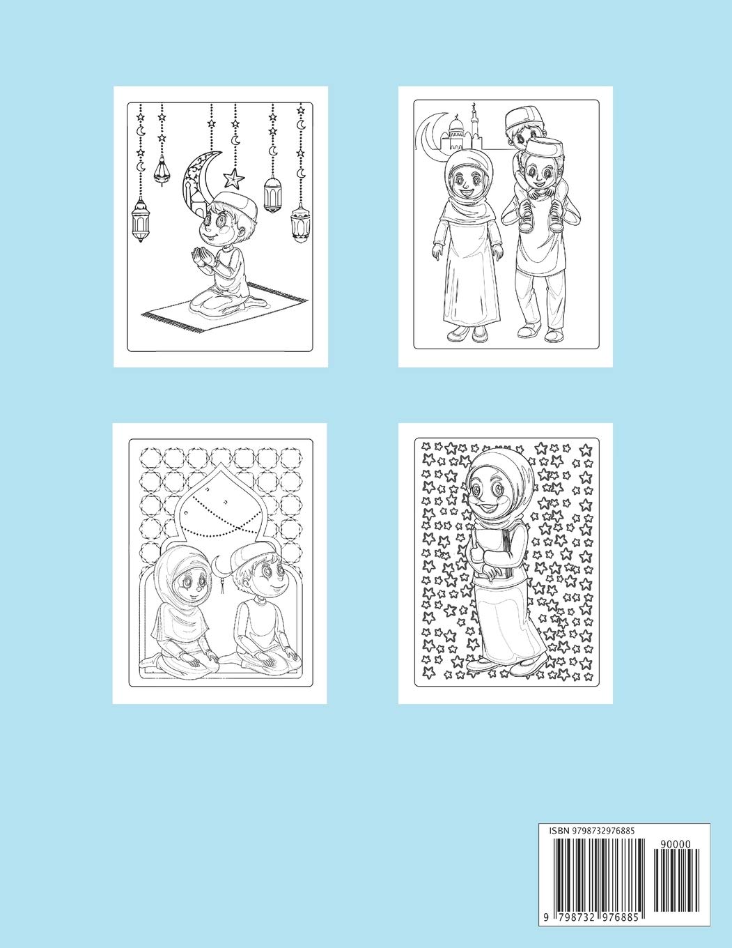 My Ramadan Coloring Book for Kids: Islamic Book for Children Gift Girl Boy Toddlers Fun Learning