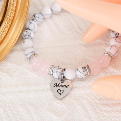 HUTIMY Meme Gift Grandma Women Birthday Best Mothers Day Funny Meme Bracelet