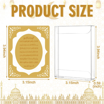 Xuhal 16 Sets Eid Magnets for Guests DIY Ramadan Eid Mubarak Gifts Bulk Acrylic Soft Fridge Magnetic Stickers Decoration for Refrigerator Muslim Islamic Wedding Birthday Party Favors