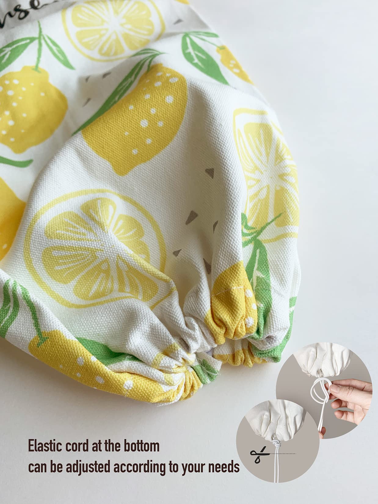 Hglian Lemon Grocery Bags Holder,Sunshine Plastic Bag Holder Garbage Shopping Trash Bags Storage Organizer,Cute Lemon Kitchen Décor, Gifts for Women