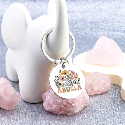 Abuela Gifts for Grandma Keychain Abuelos Birthday Gifts for Women Best Abuelita Mother's Day Christmas Gift for Abuela