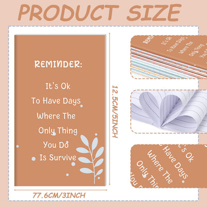 40 Pcs Mental Health Awareness Items Positive Affirmation Journal Bulk Notebook Self Care Notepads Mothers Day Gifts Bulk for Women Gratitude Inspirational Mental Health Items for Employee Coworker