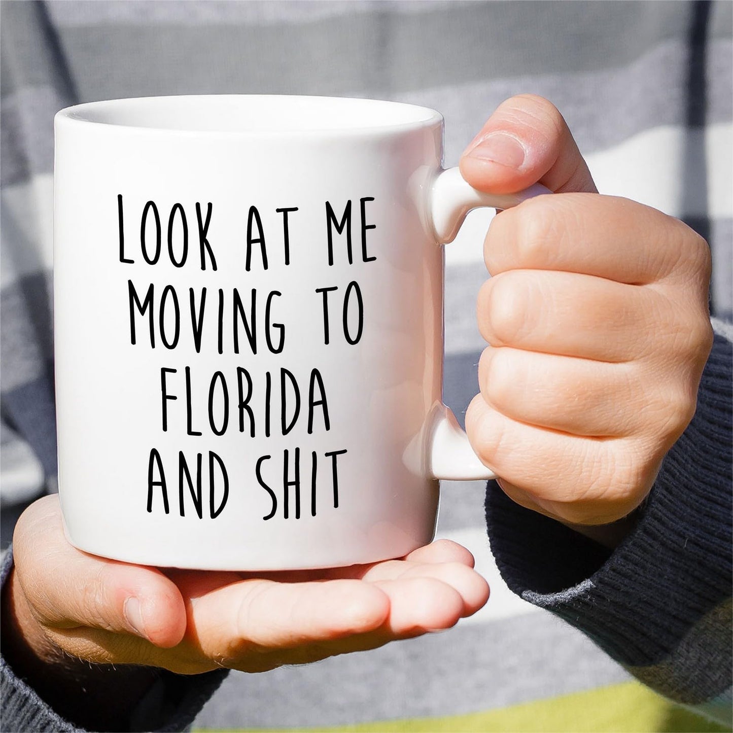 Retreez Funny Mug for Moving to Florida - Moving to Florida Gift - 11 Oz Ceramic Coffee Cup for Relocating to Florida - Humorous Farewell Gift For Birthday, Moving Away, Graduation For Men, Women