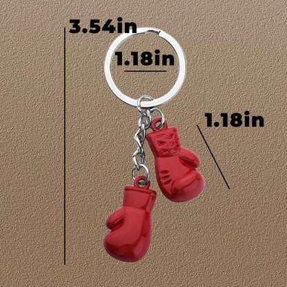 Boxer Glove Keychain for Men Boxing Lovers Boxing Coach Leader Mini Boxing Glove Keychain for Car Keys Keychain