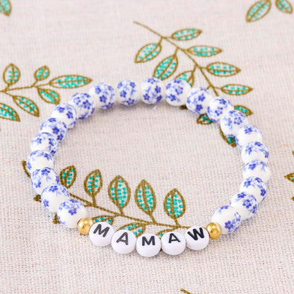 Mamaw Gifts Bracelet for Mothers Day Grandma from Grandkids Birthday Best Easter Gift for Mamaw