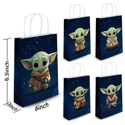 BILITOK The Inspired Party Favor Bags - 24 Pack Galactic Adventure Gift Bags for Birthday Decorations & Supplies