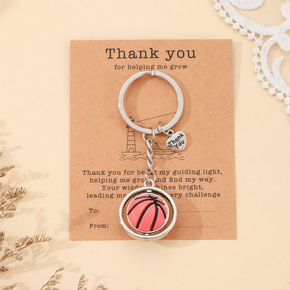 Teacher Appreciation Keychain Gifts Graduation Back To School Gifts from Student Thank You for Helping Me Grow Keychain