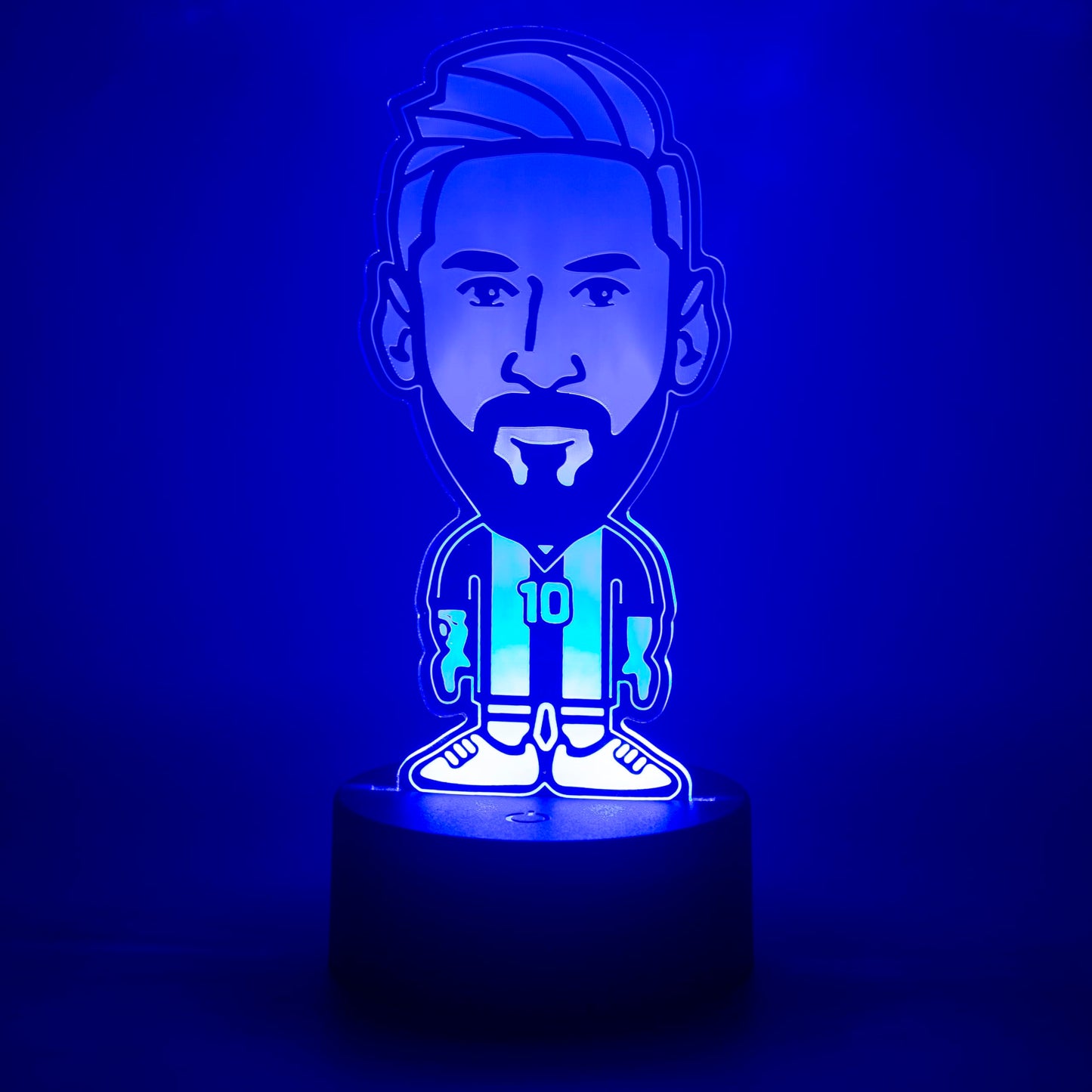 EXIGENT 3D LED Light Argentina Soccer Lamp Acrylic Illusion Night Flashing Cool (SoccerLamp_LM)