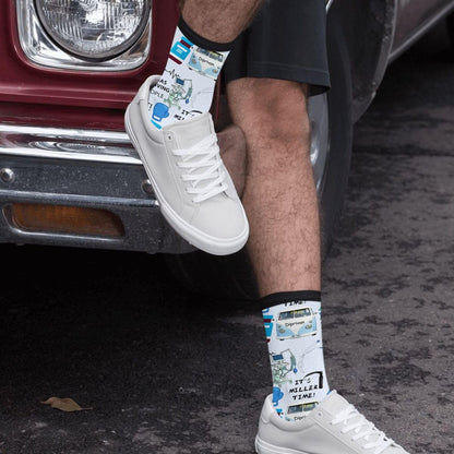 Novelty Socks Casual Crew Mid Calf Dress Socks For Women Men