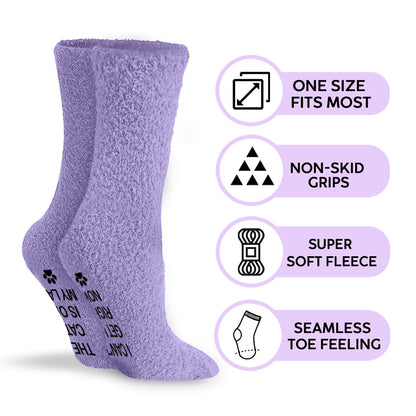 Funny Gifts For Men, Women – Fuzzy Cat Dog Sock For Dad Mom - Christmas Gifts, Stocking Stuffers for Animal Lovers