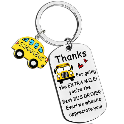 Bus Driver Appreciation Gifts School Bus Driver Appreciation Day Gift Best Buses Drivers Birthday Gifts School Buses Keychain Mothers Day Fathers Day Gift For Retired Mothers Day Keyring Necklace