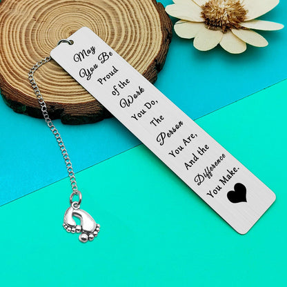 Thank You Gifts for Obstetrician Midwife Gifts Appreciation Bookmark for OB-GYN Maternity Doula Nurse Gynecologist Colleague Retirement Bookmark Delivery Nurse Gift OB Doctor Gift